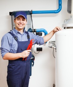 bigstock Portrait of a smiling plumber 38654614