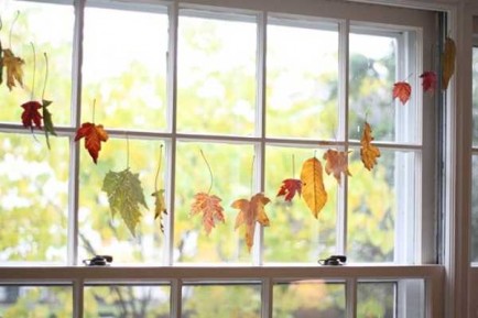 home decorating ideas fall leaves 21