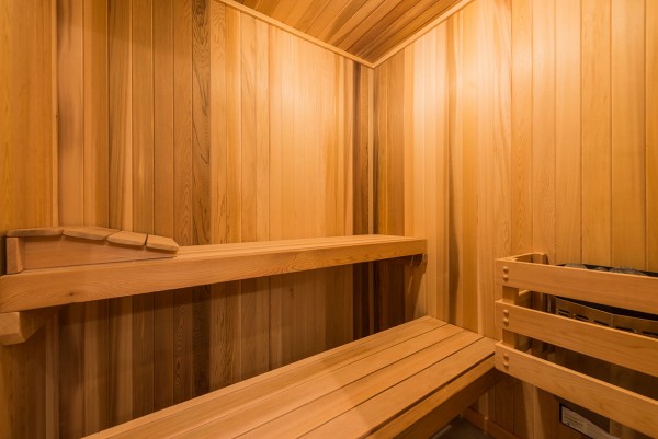 Custom Built vancouver home sauna