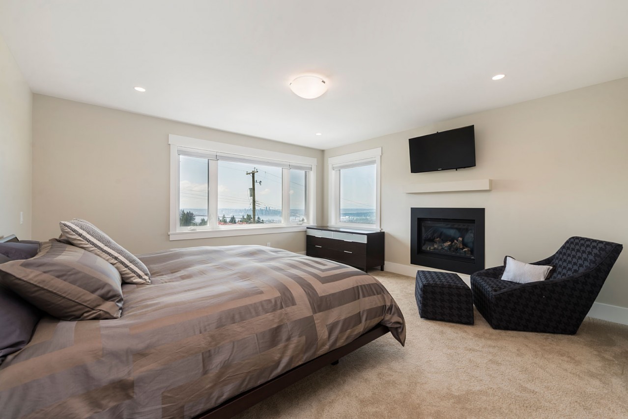 Upper Lonsdale Custom Home North Vancouver Master Bedroom