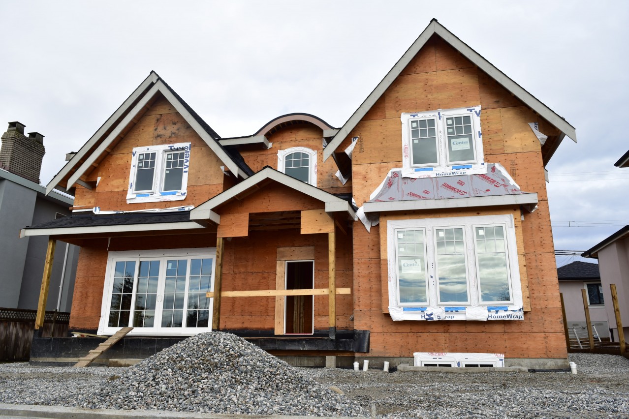 Buchanan, Burnaby Custom Home Under Construction