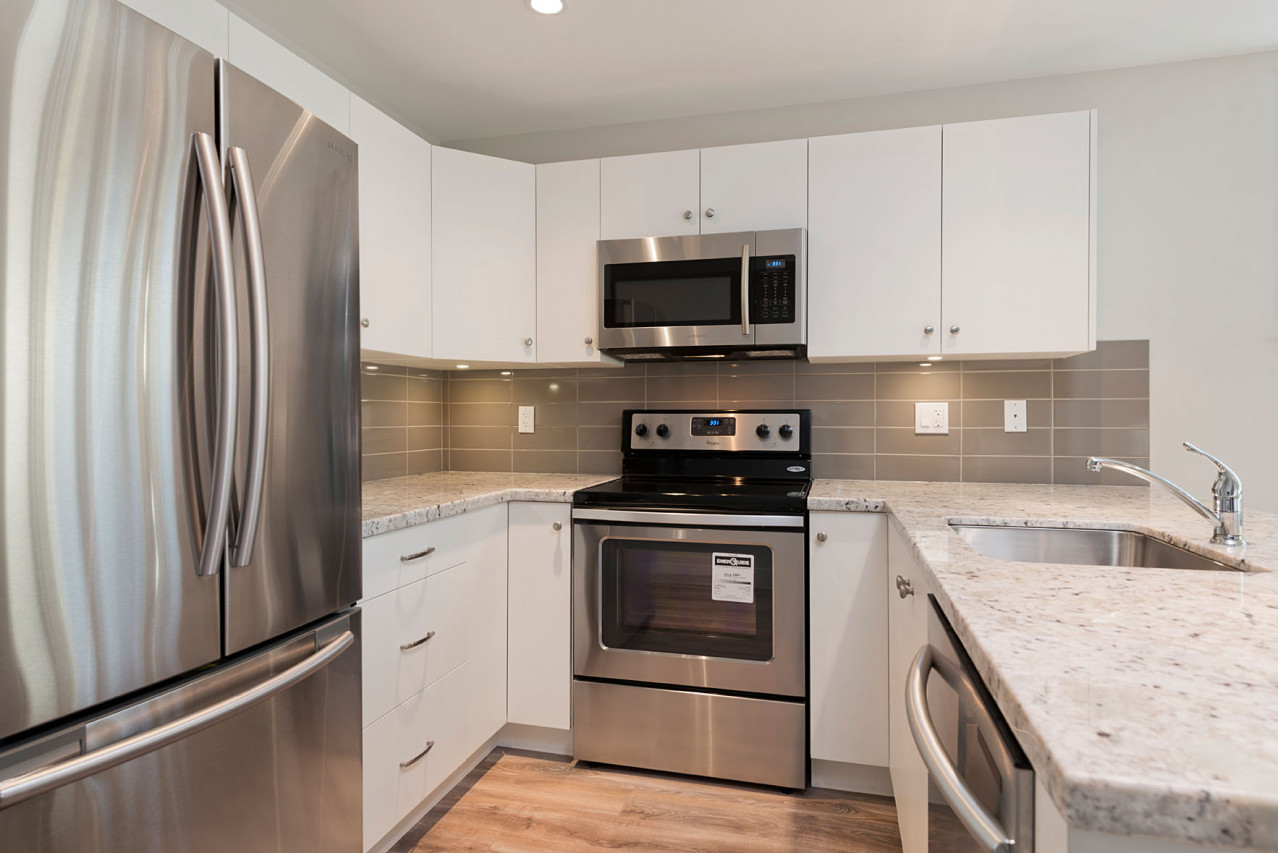 East Vancouver Heritage Style Custom Home - Suite Kitchen