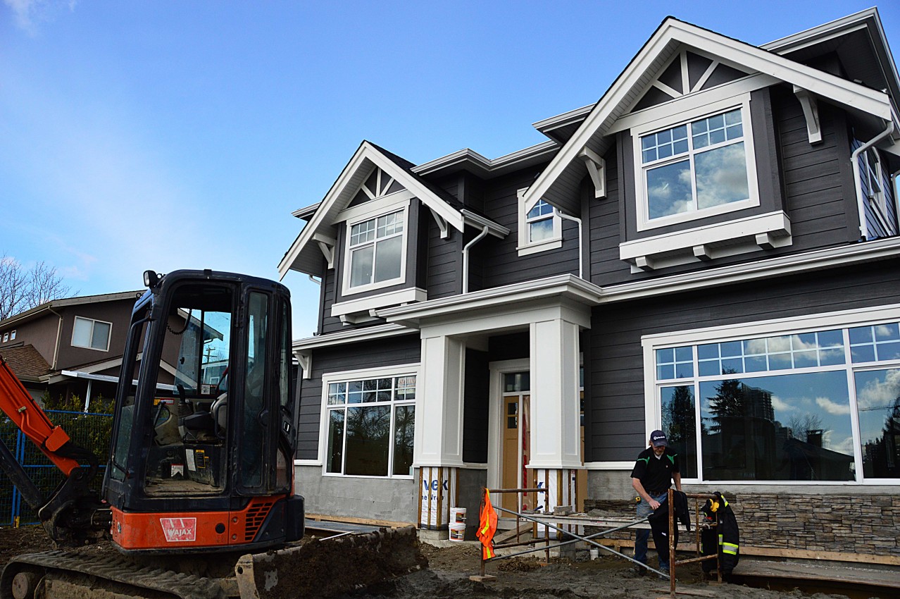 Burnaby Custom Home Under Construction