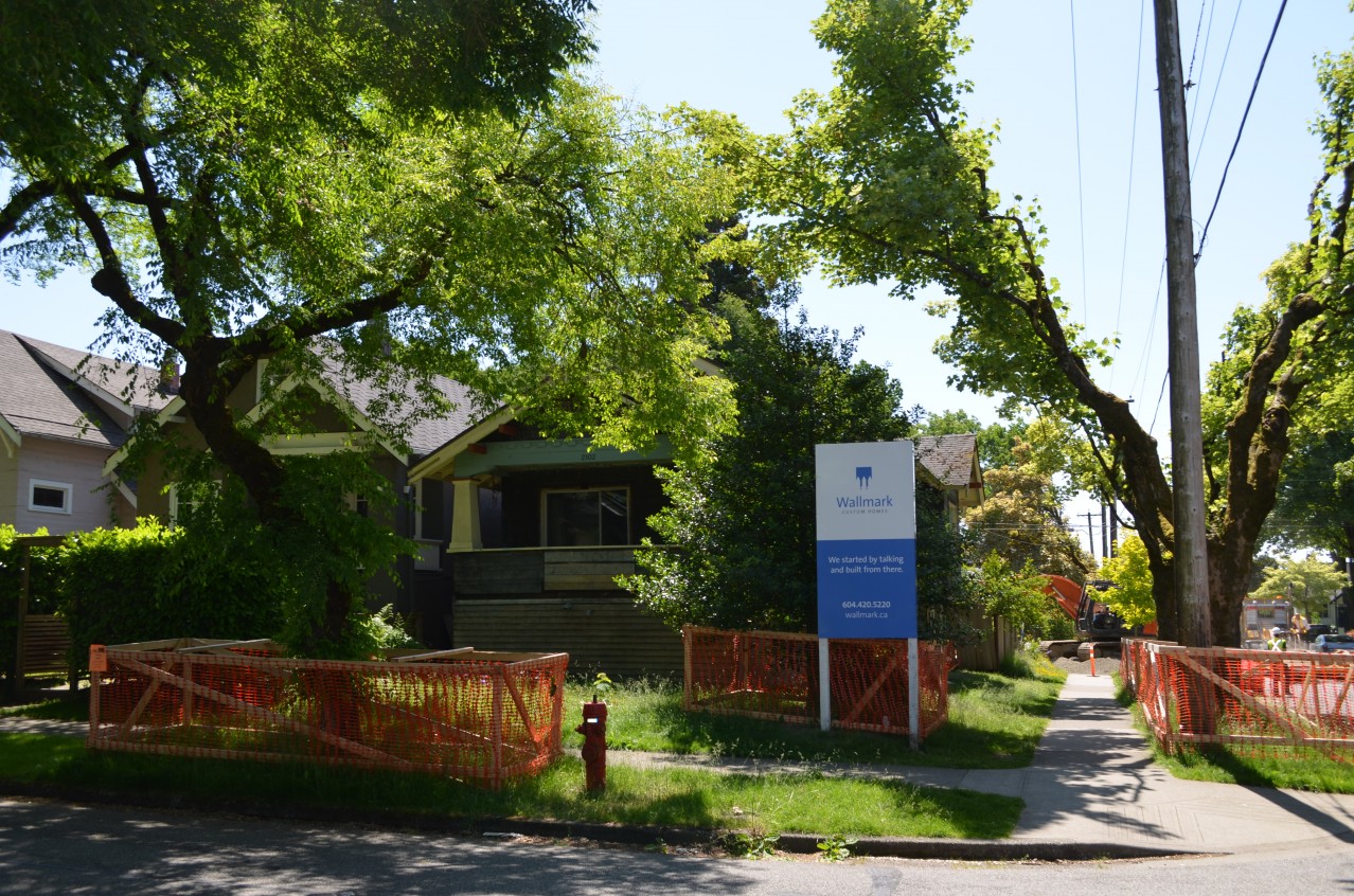 Vancouver Custom Home - Before the new build