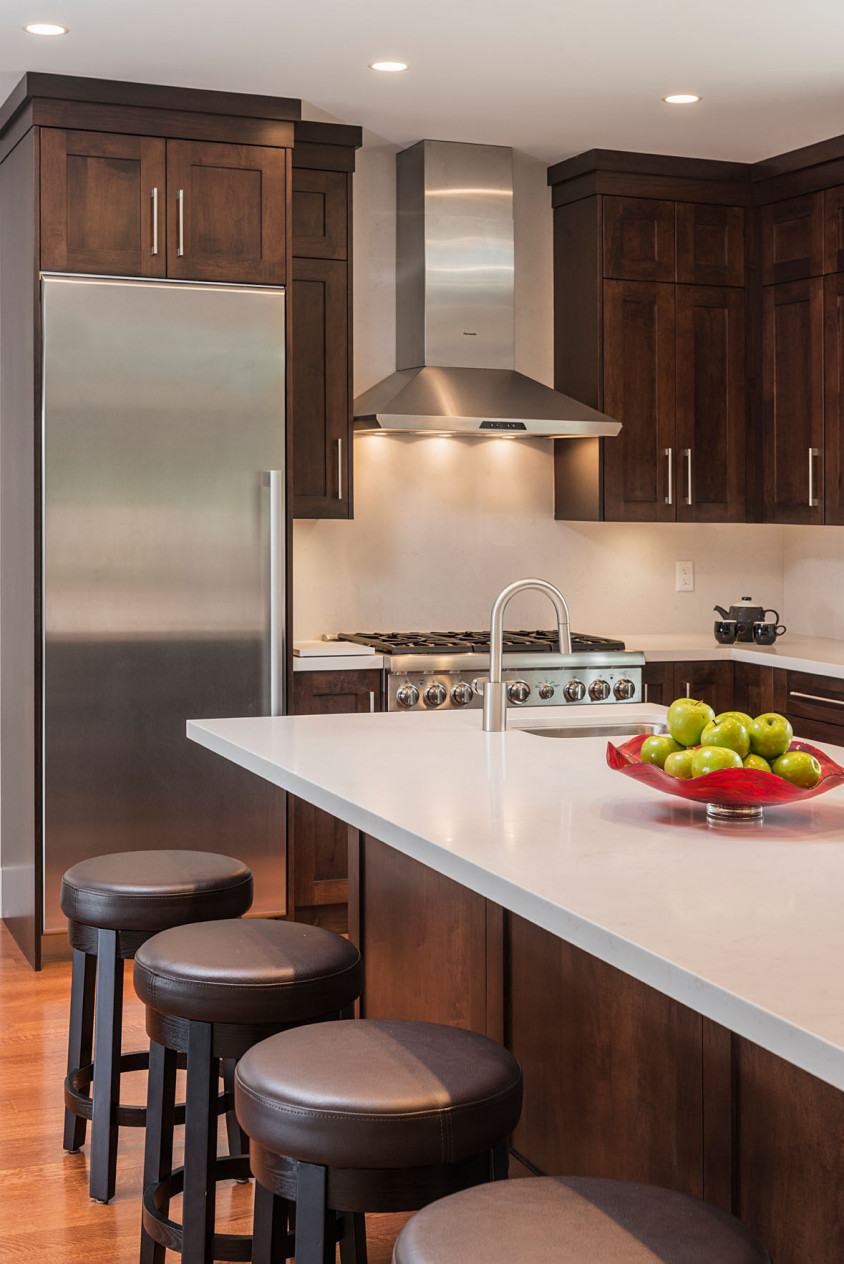 Upper Lonsdale Custom Home North Vancouver Kitchen Island