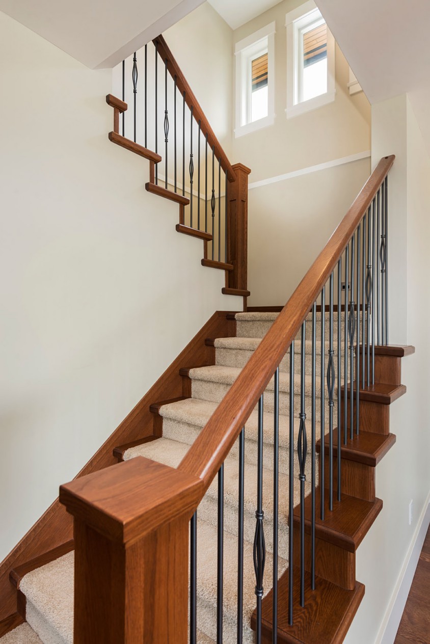 Bright North Van Stair Case