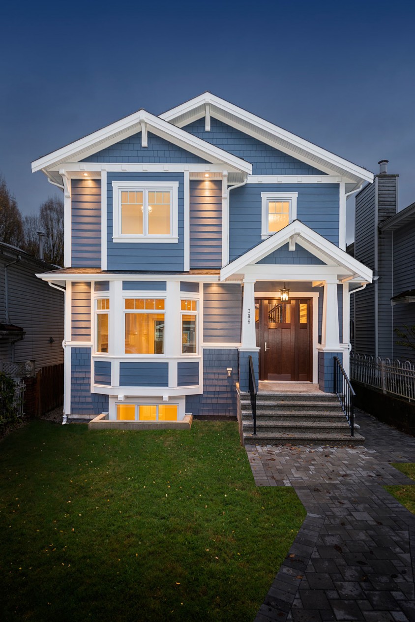 Mount Pleasant, Vancouver Custom Home Exterior