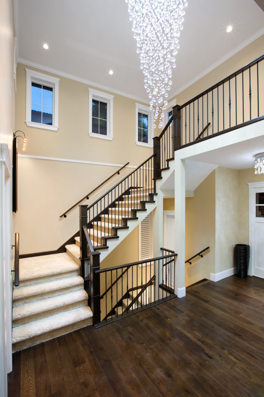 Pandora custom built home vancouver staircase